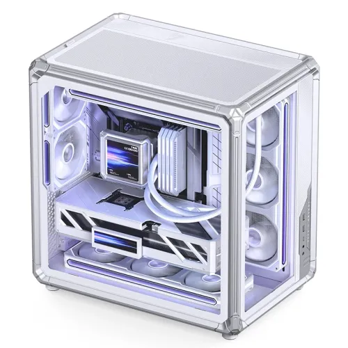 Case PC JONSBO X400 White – ATX Mid Tower| VGA 427mm| AIO 360mm